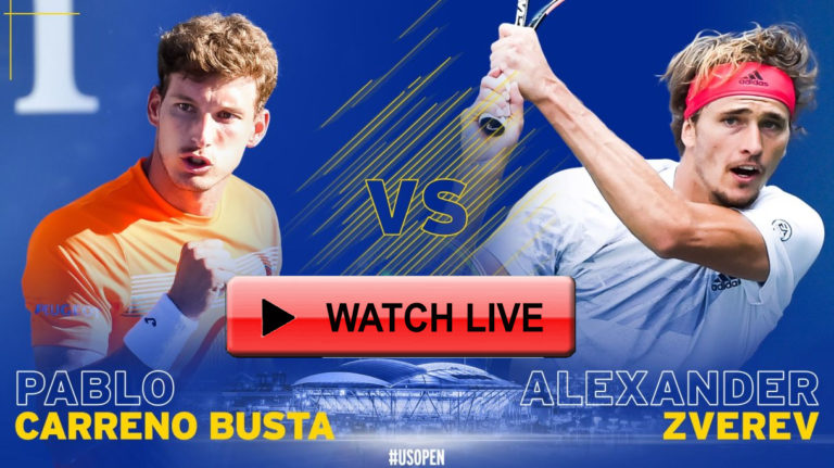 Watch Alexander Zverev vs Pablo Carreno Busta Live Stream Free US Open 2020 Men’s Semi-Finals