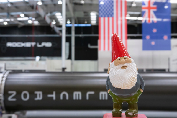 Rocket Lab’s next launch will deliver 30 satellites to orbit – and a 3D-printed gnome from Gabe Newell