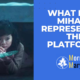 What does Miharu represent on the platform?