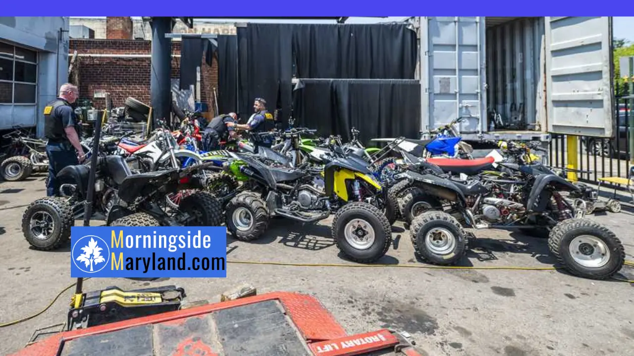 33 Dirt Bikes and ATVs were Seized