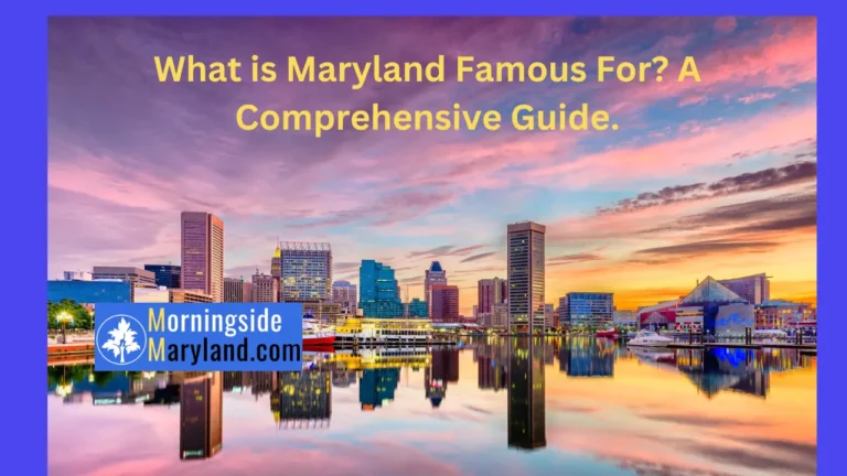What is Maryland Famous For? A Comprehensive Guide.