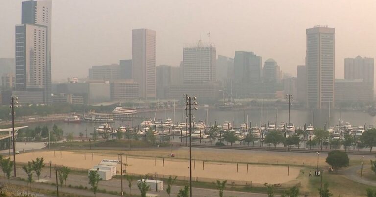 Baltimore Experiences Unhealthy Air Quality Due to Wildfires