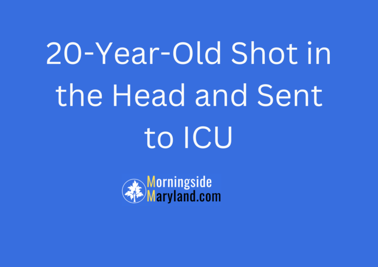 20-Year-Old Shot in the Head and Sent to ICU