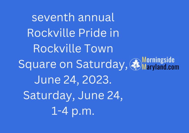 Rockville Celebrates Pride Month in June