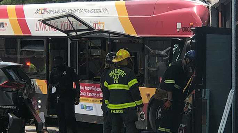 15 People Recovering After Bus Crashed into Baltimore Apartment Building