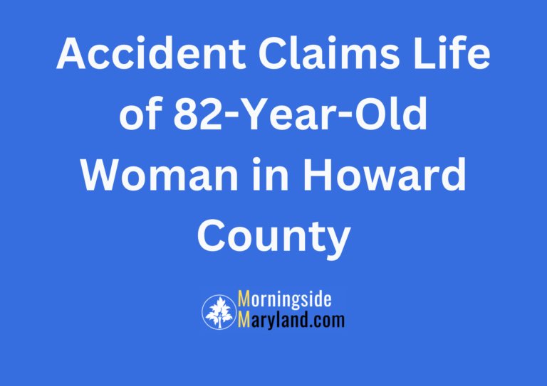 Accident Claims Life of 82-Year-Old Woman in Howard County.