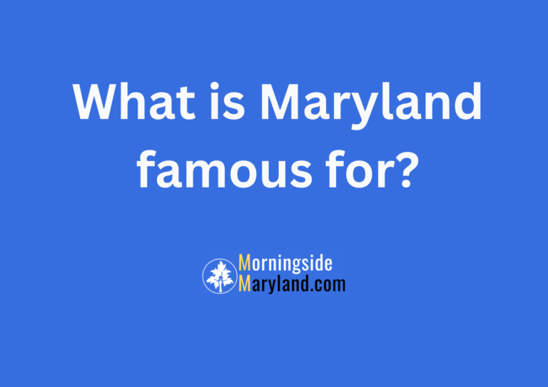 What is Maryland famous for?