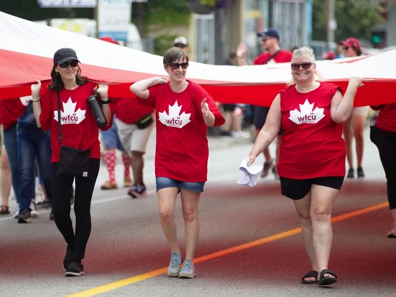 Activities during Canada Day Parade