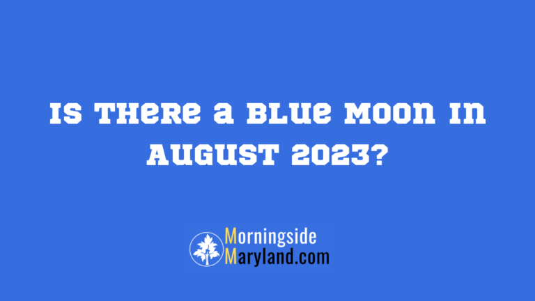 Is There a Blue Moon in August 2023?