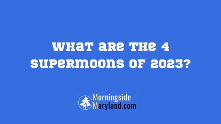 What are the 4 Supermoons of 2023?