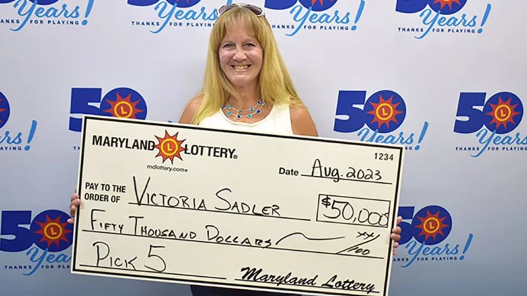Maryland Woman Wins $50,000 Lottery Prize.