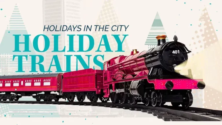 Baltimore’s holiday train garden returns to the Top of the World Observation Level for a festive season.