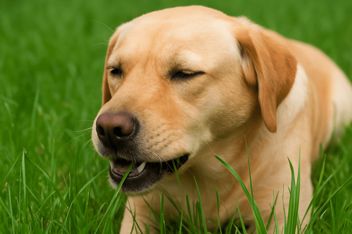 Dogs and Grass