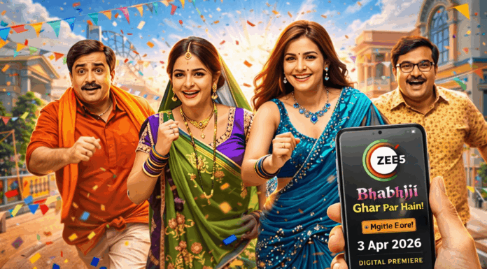 Bhabhiji Ghar Par Hain – Fun on the Run: ZEE5 Digital Premiere Set for April 3, 2026! Bhabhiji Ghar Par Hain! Premieres Soon